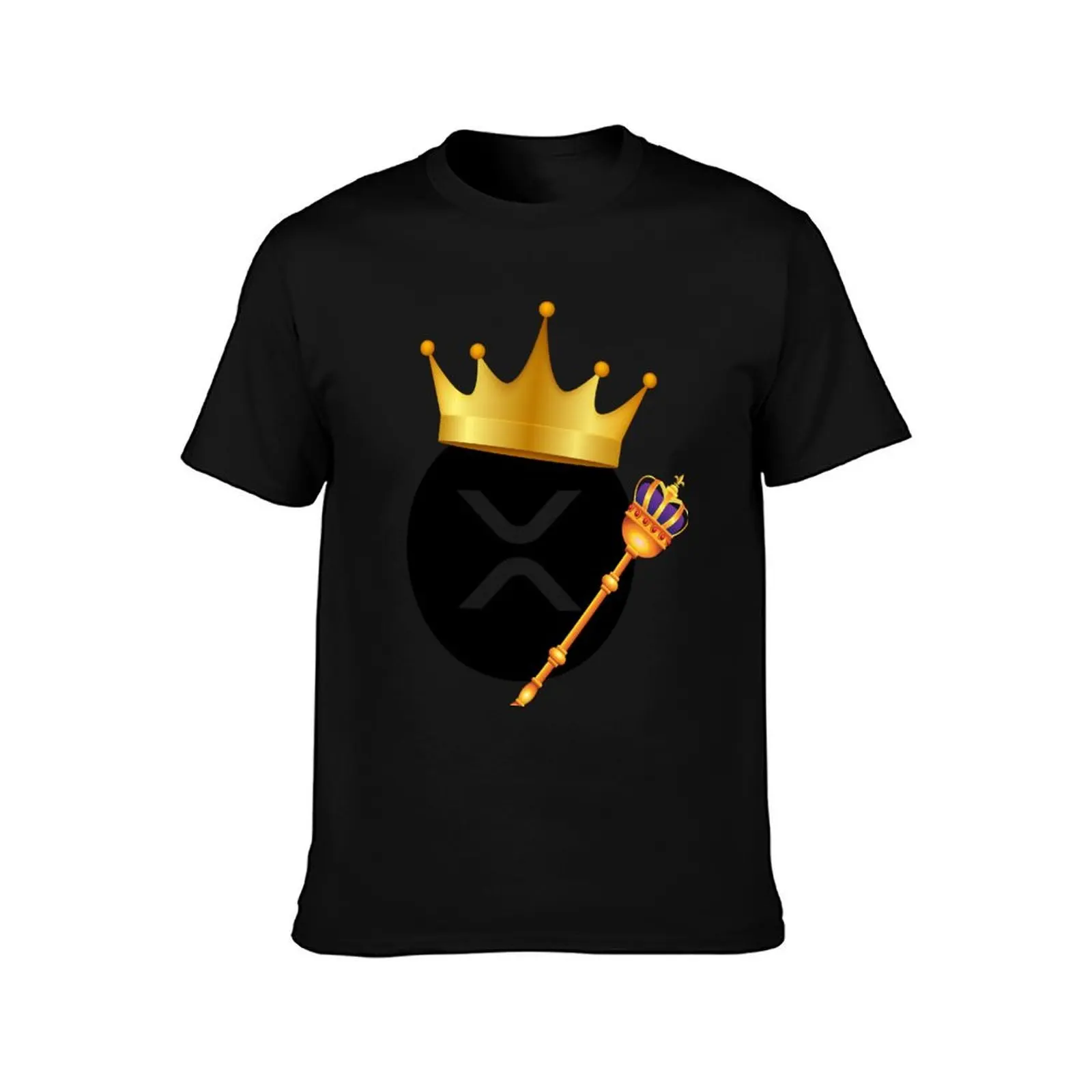 XRP King/Queen - Wealth Accumulator, XRP Ripple Crypto T-Shirt, Summer Casual Cotton Tee, Oversized Streetwear Tops, 100% Cotton