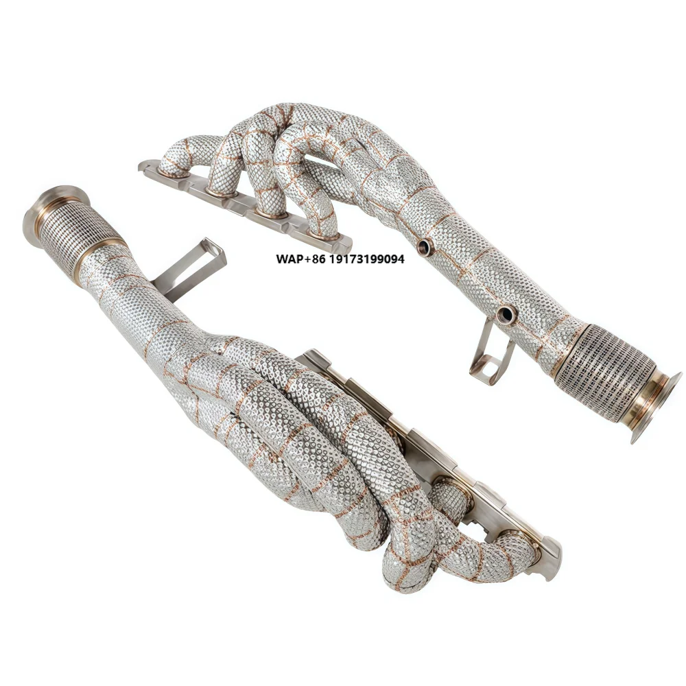 

Equipped with Insulation Material Exhaust Manifold for Gallardo LP560-4 4.2 2008-2014 Downpipe Exhaust Pipe