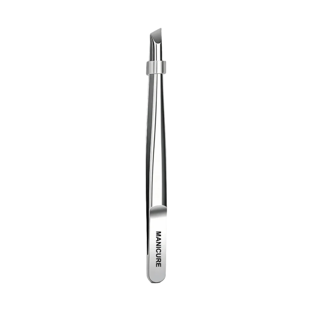 High Quality Stainless Steel Tweezers Non Slip Eyebrow Grooming Multi Functional Slant Tweezers Grooming Tool