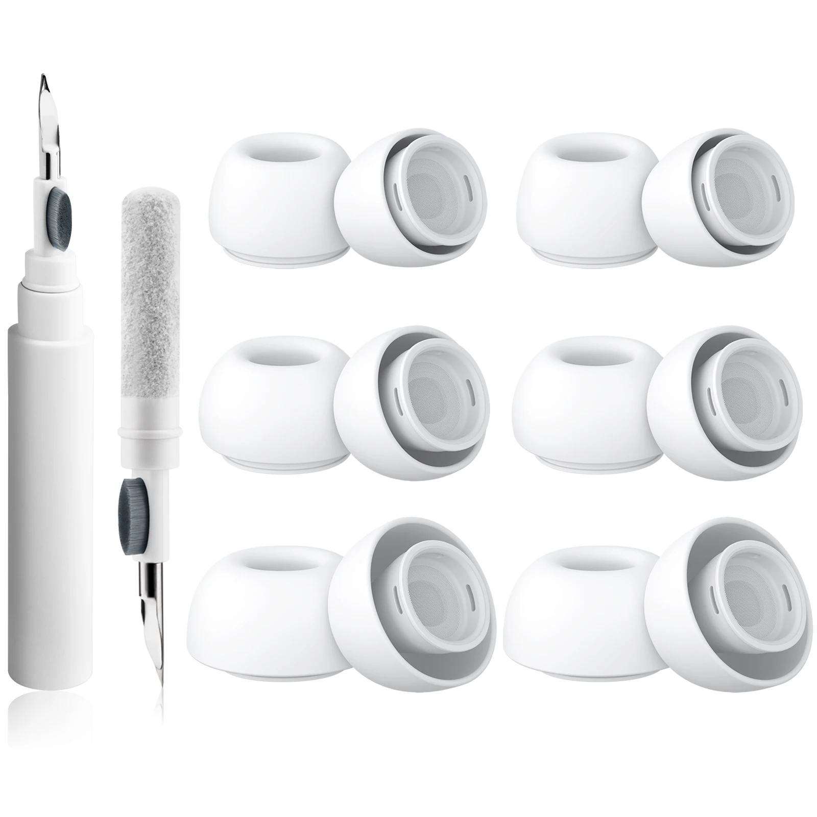 Embouts d'oreille en silicone de remplacement pour Apple Airpods Pro/Pro 2, embouts d'écouteurs pour Airpods Pro, embouts d'écouteurs Bluetooth