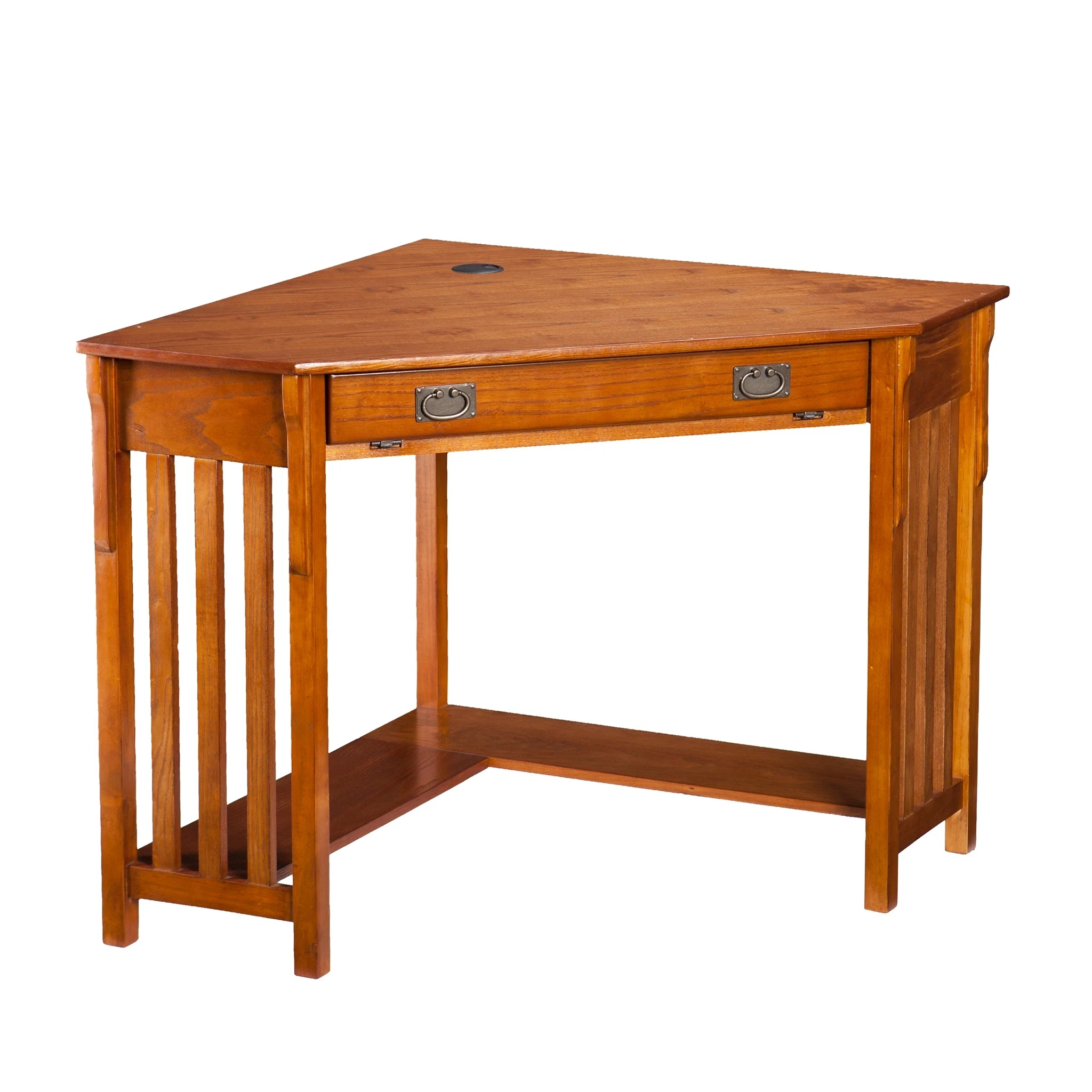 #Small Executive Corner Computer Desk Table Home Office Desk