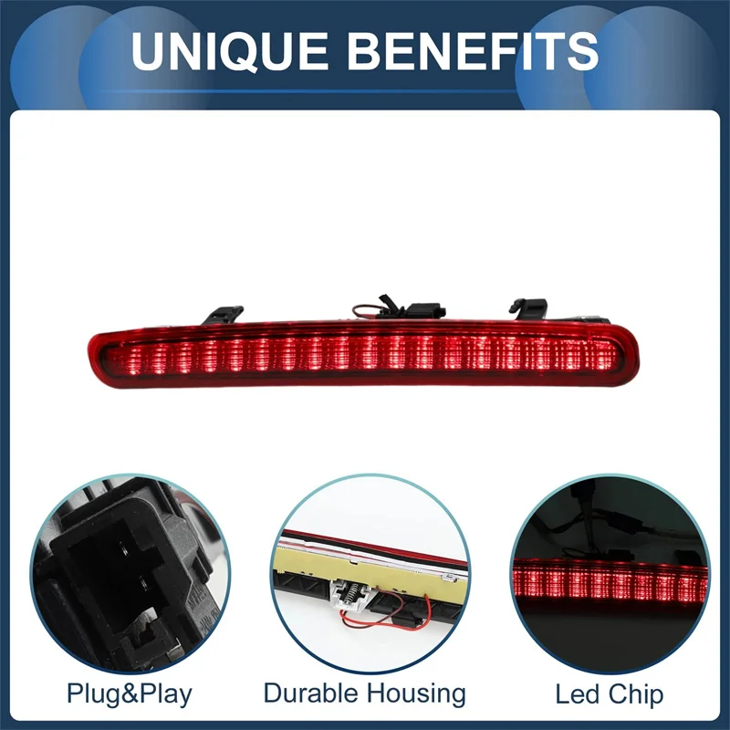 

5C5945097B High Mount LED Car Rear Brake Light Lamp Rear Tail Third Brake Light For VW Beetle 2012 2013 2014 2015 2016 2017 2019