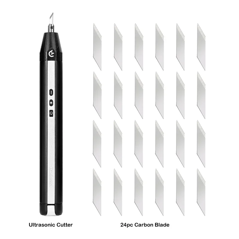 Hanboost C1 Cordless Ultrasonic Cutter 40KHZ Ultrasonic Cutting knife Precise Deburring Tool for Plastic Resin 3D Printing