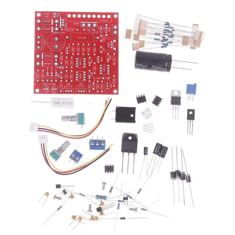0-30V 2mA-3A DC Regulated Power Supply DIY Kit Continuously Adjustable Current Limiting Protection Voltage Regulator Set
