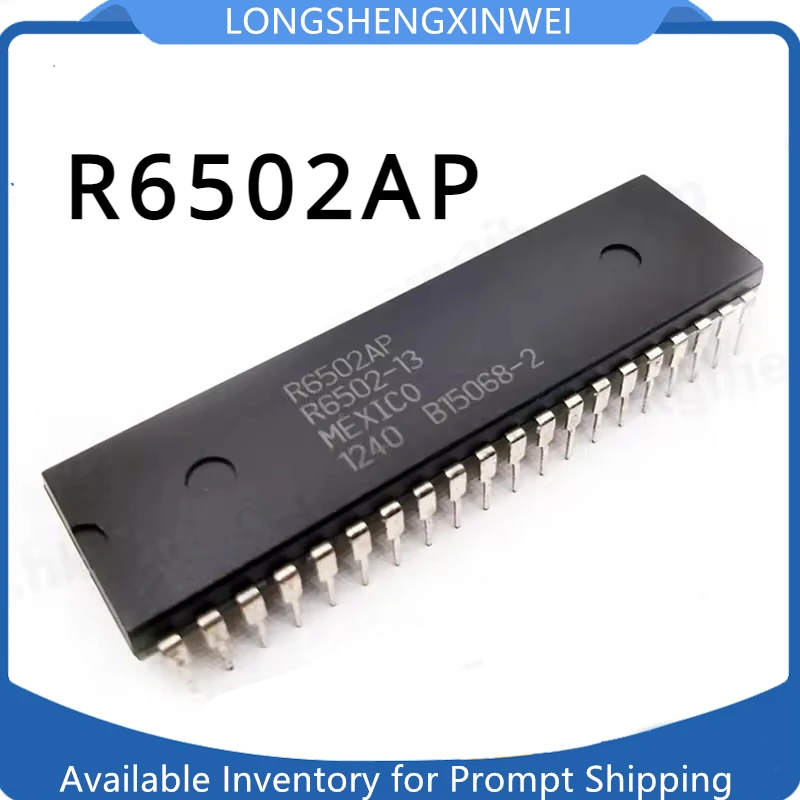 1PCS New Original R6502AP R6502 6502AP DIP40 Microprocessor Chip