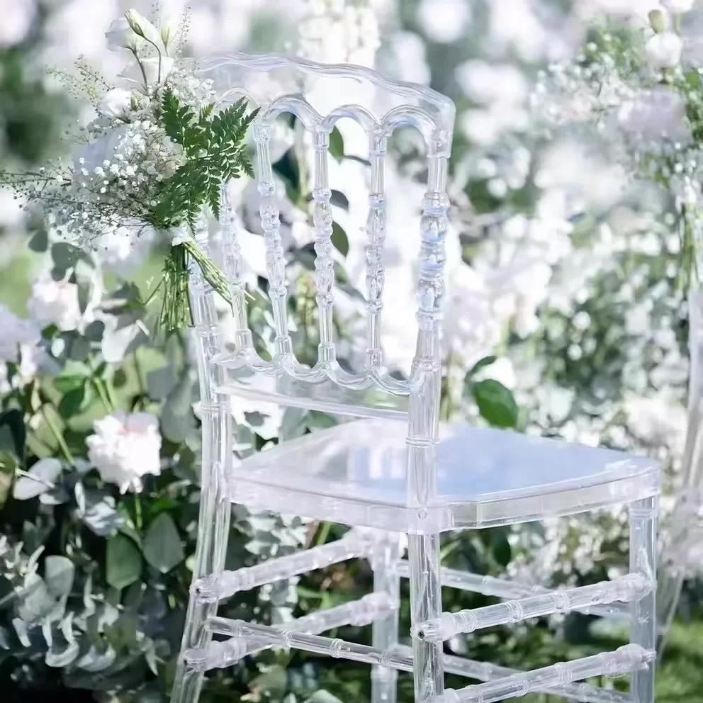 

'Banquet Events Tiffany Transparent Acrylic Crystal Clear Chairs For Weddings