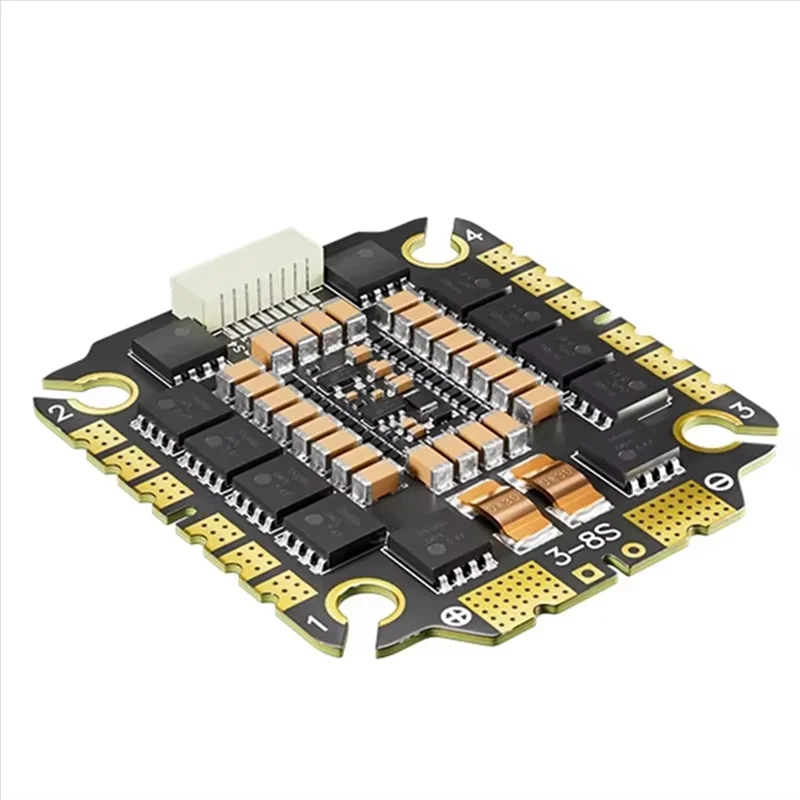 3CGRO-AA08-3065AM32 3-8S FPV 4-IN-1 ESC 32Bit 65A 3065 V2 AM32 4-In-1 ESC Cross-Country ESC