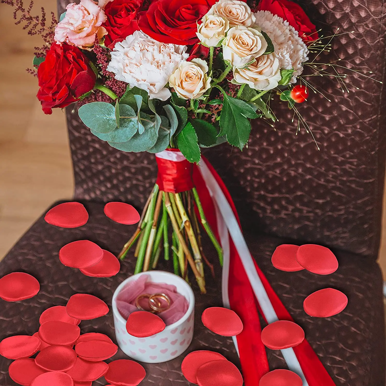 200 pcs/bag Disznóserte Előlép petals számára valentines Egynapi út virágos Plató dekor petals virágos Elárusítónő petals esküvői kiegészítők