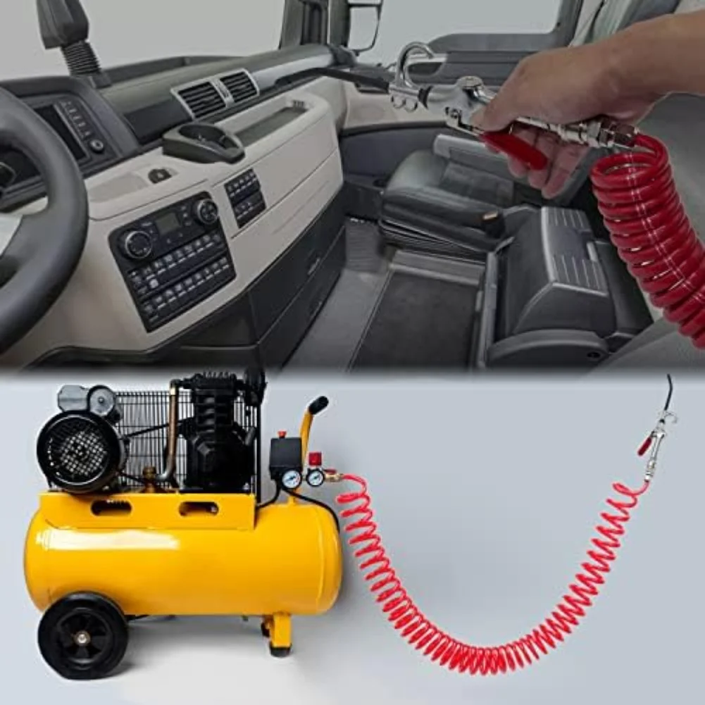 

Набор инструментов для сдувания воздуха с салона грузовика, 5 предметов, с длинной насадкой для очистки и сушки салонов автомобилей, оснащенных пневматическими сиденьями