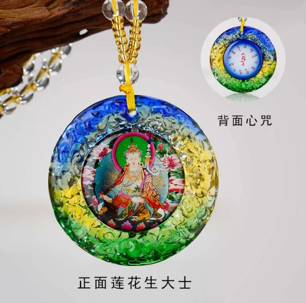 3 قطعة جيب البوذية اليونانية السفر كفاءة التميمة جامبالا جورو رينبوتشي الصيدلي بوذا السلامة كريستال تميمة L