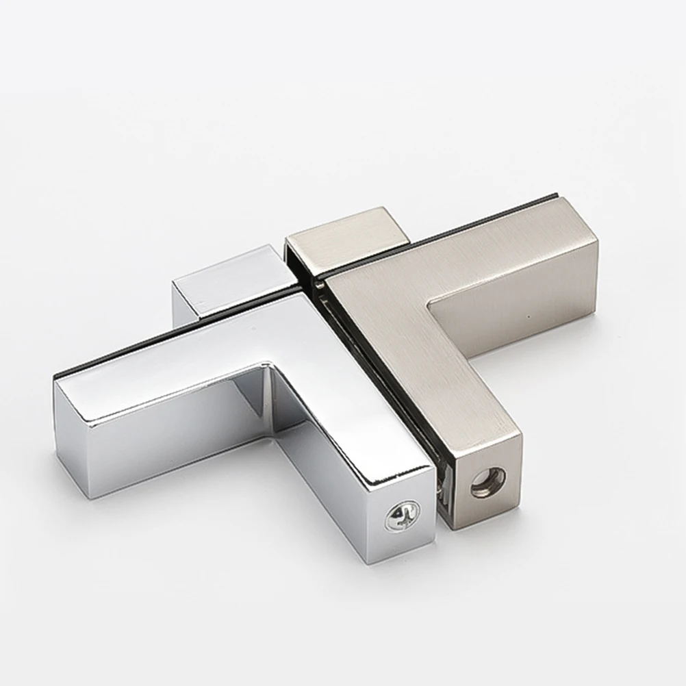 

2Pcs Layer Support F Shape Glass Wood Shelf Clip Adjustable Clamp DIY Bookcases Storage Bathroom Bracket Glass Shelf Support