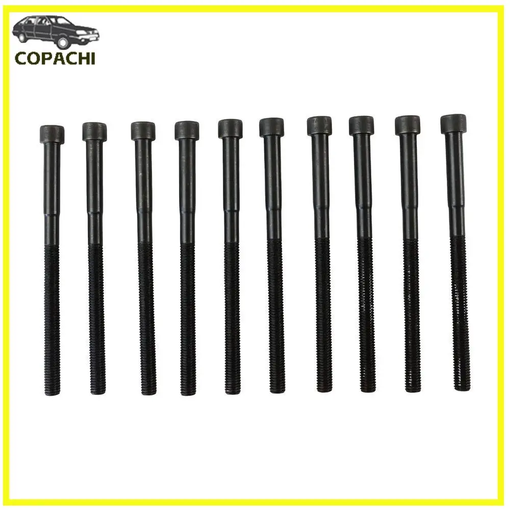 

10 шт. набор болтов для головки блока цилиндров двигателя 22321-2B700 для 2009-2020 Hyundai Kia G4FD 1.6L, автомобильные аксессуары, запасные части