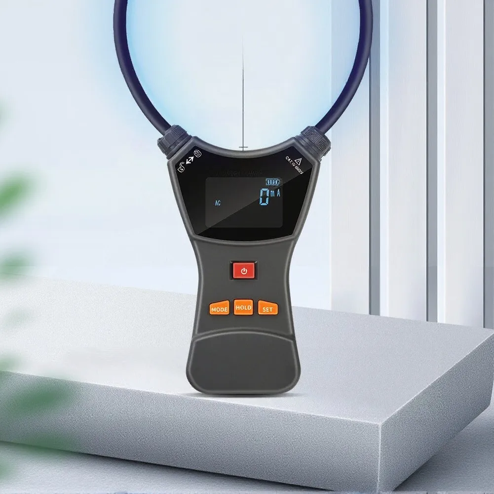 Flexible Clamp Meter SW-1015A AC DC 10000A Leakage Tester With Data Storage Alarm Large Coil For Electrical Testing Tool