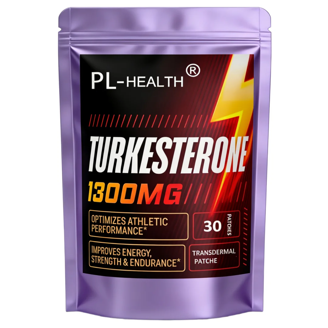 Turkesterone Transdermal Patches Ultra High Strength For Athletic Performance & Muscle Mass 30 Patches One Month Supply