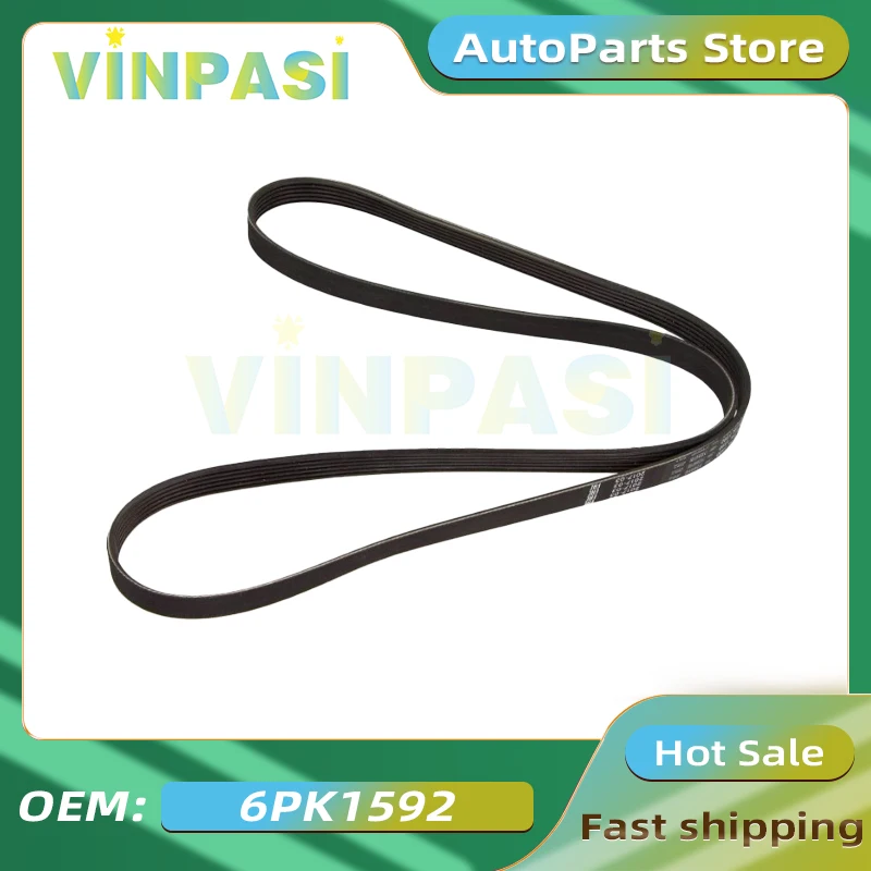 

Automotive Parts Engine Drive Belt Suitable for AUDI A4 A5 A6 8E2 8E5 8H7 8K2 8K5 High Quality Engine Generator Belt 6PK1592