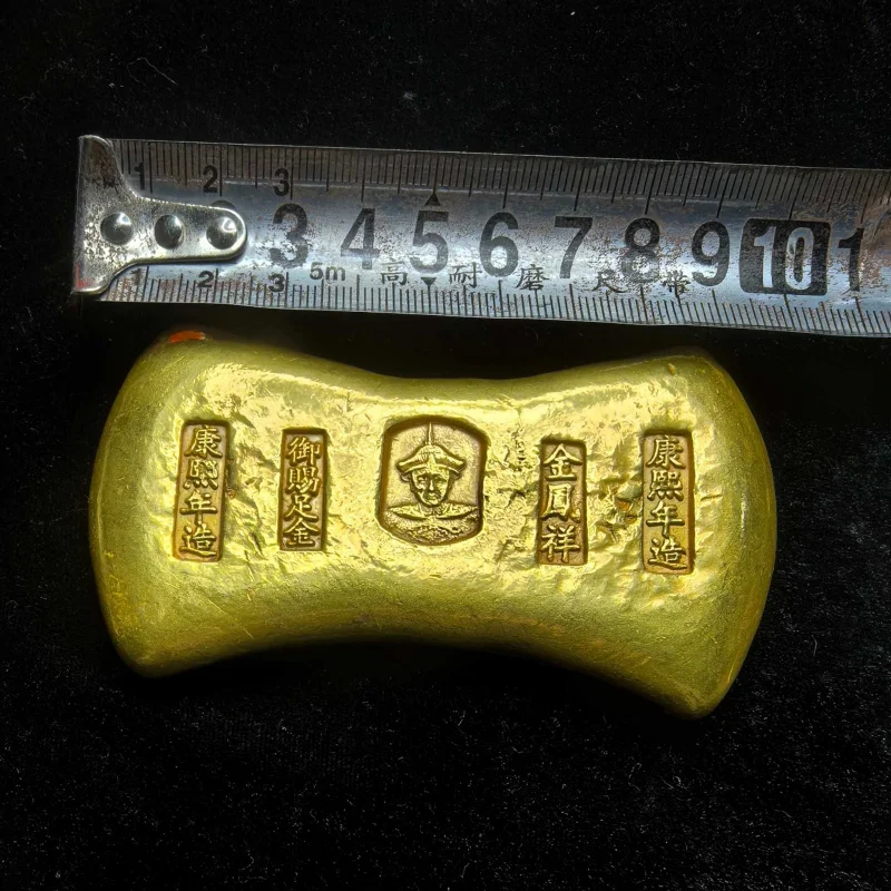 Miscellaneous gilded gold ingots, substitute gold bars, gold nuggets, pure red gold bars, Wanbao Gold Shop gold, small gold ingo