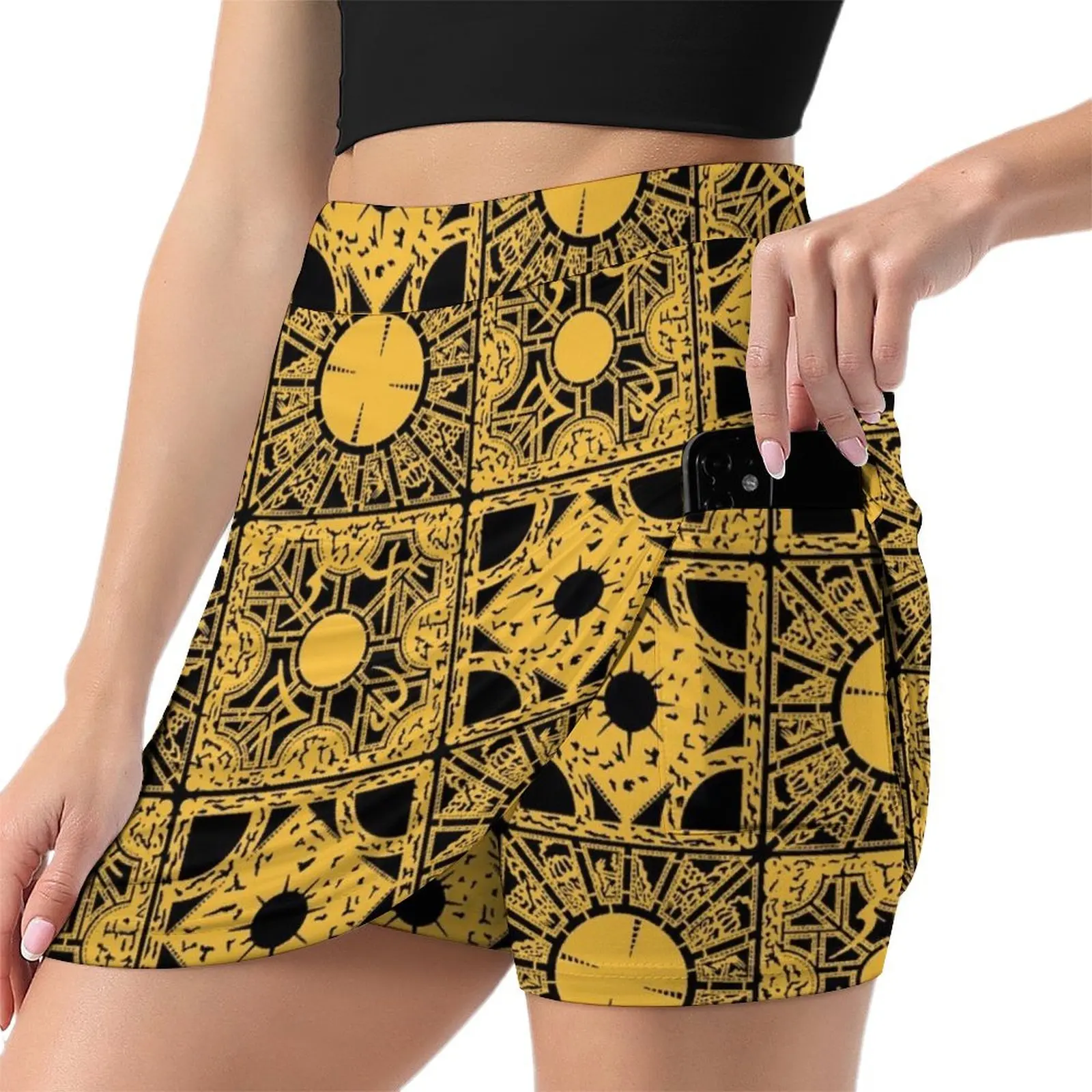 PUZZLE BOX Mini Skirt luxury clothes women Female skirt Skirt shorts