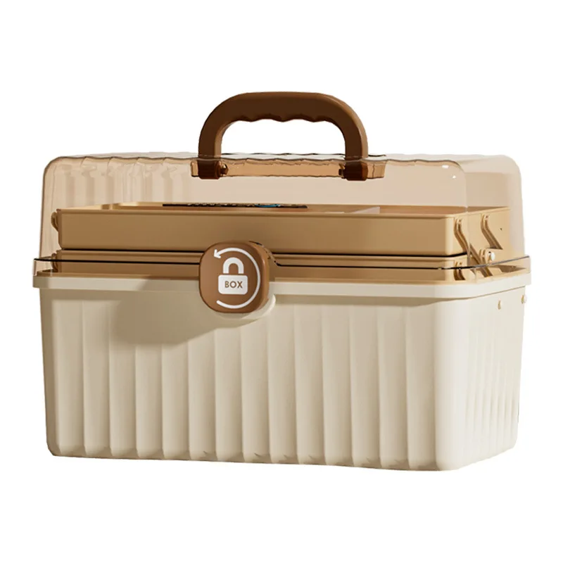 صندوق أدوية طبي عائلي محمول للسعافات الأولية لمنع الأوبئة بسعة كبيرة في الهواء الطلق #5