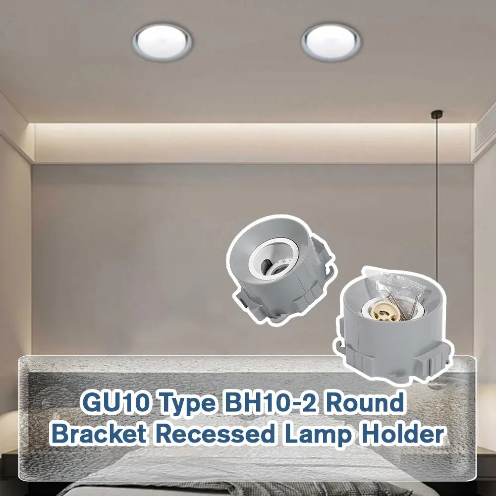 BH10-2GAP GU10 Model Cross-Border Store Exclusive Circular Bracket Embedded Lamp Holder for Lighting