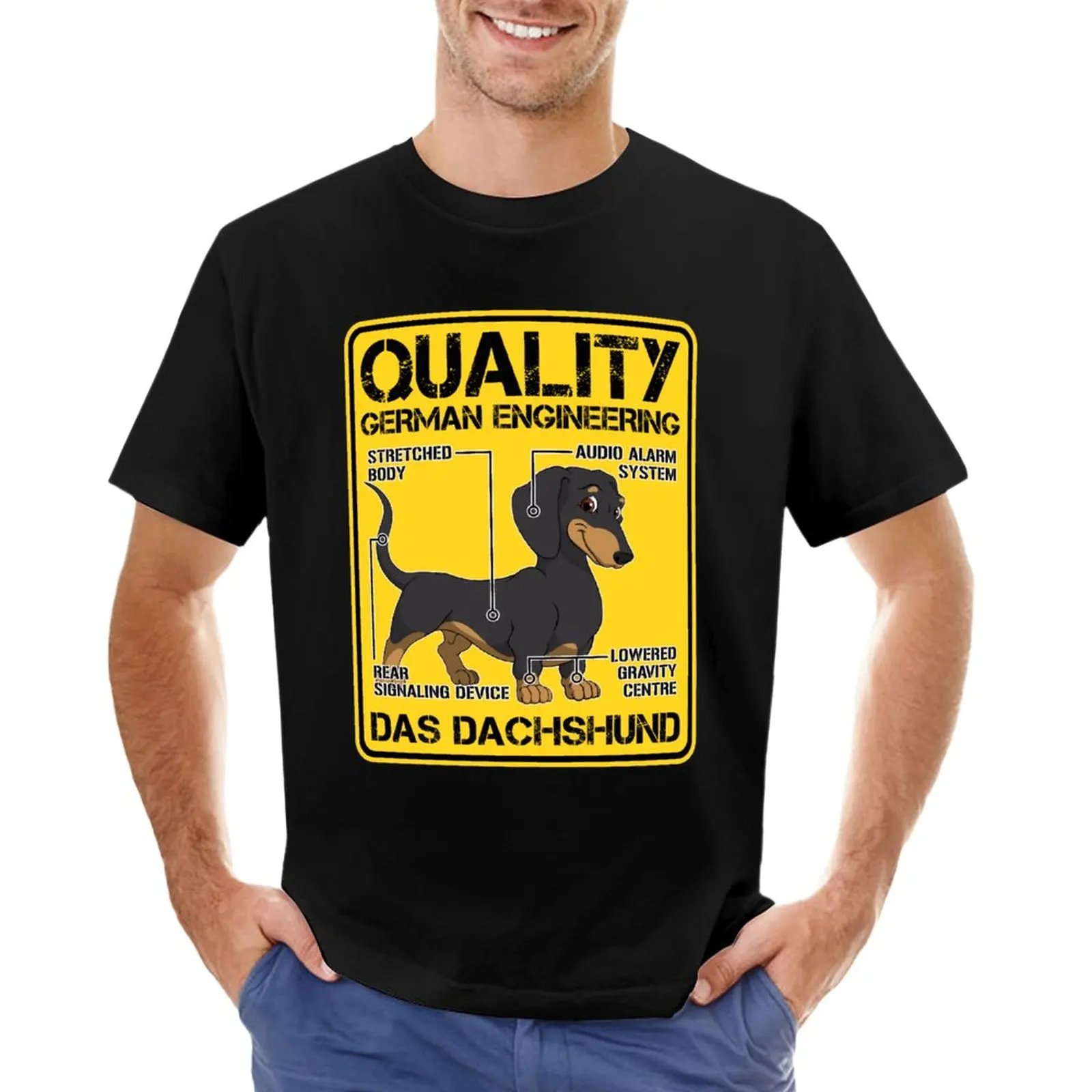 

Quality German Engineering - Dachshund Dog humor T-Shirt tees sweat shirts hippie clothes Men's t-shirt