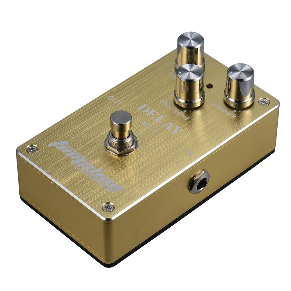 Aroma ADL-1 Delay Electric Guitar Effect Pedal Aluminum Alloy Housing True Bypass ​Built-in Digital Integrated Circuit