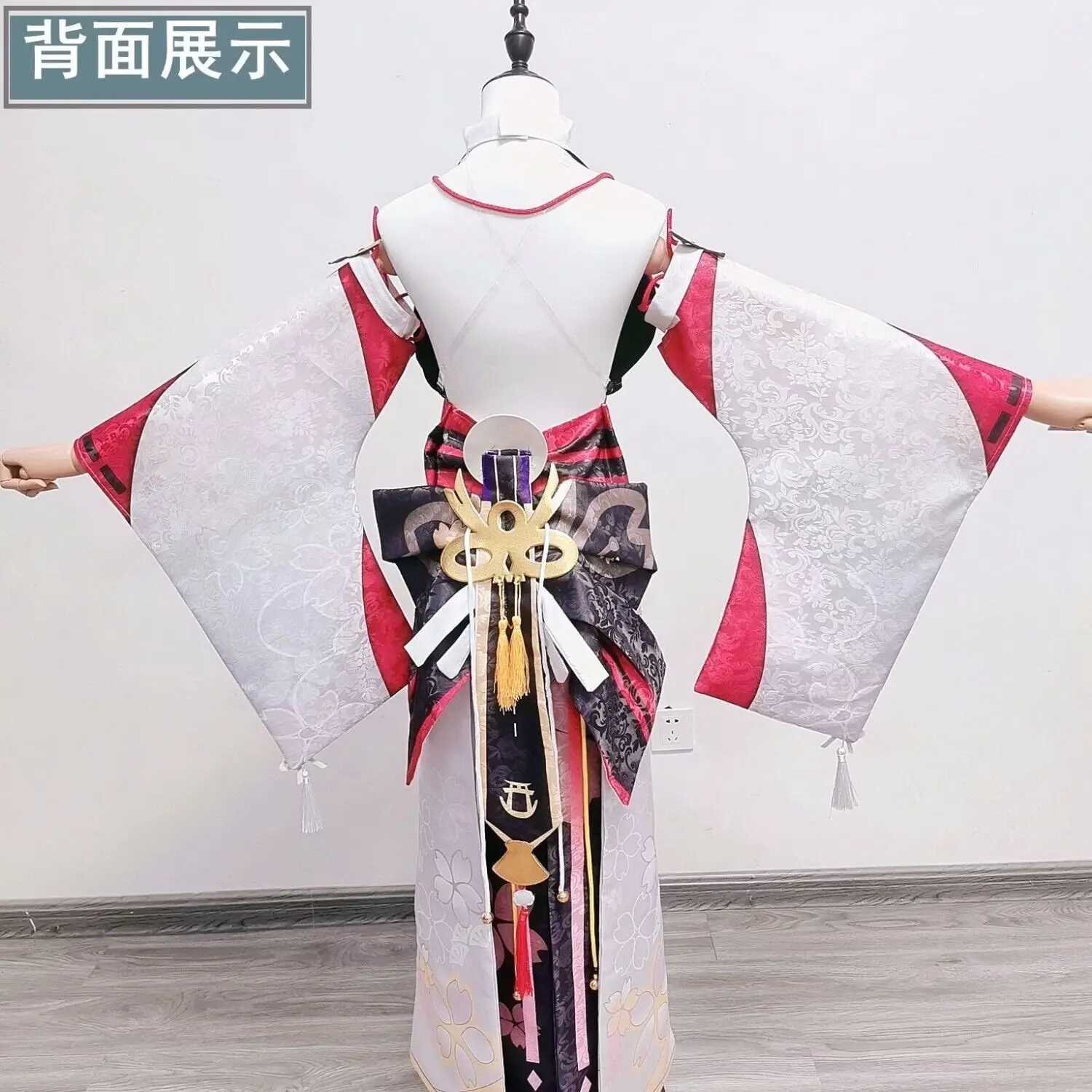 Genshin Impact Yae Miko Cosplay Costume Uniform Wig Cosplay Anime Chinese Style Halloween Costumes for Women Game