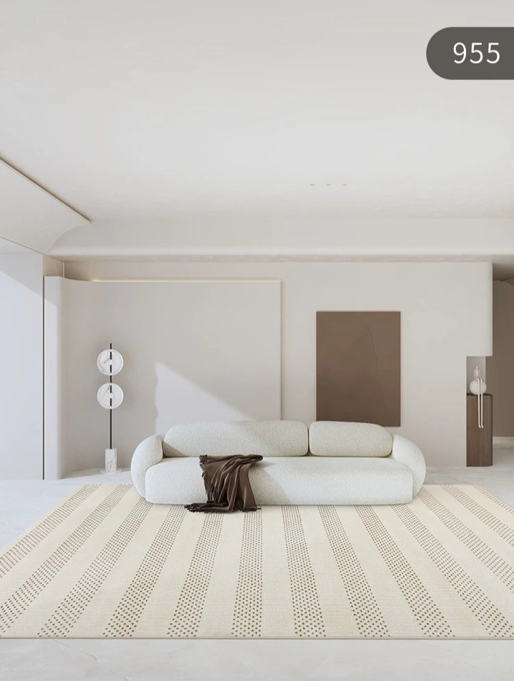 Living room soft decoration minimalist premium minimalist wabi sabi bedroom carpet thickened 3