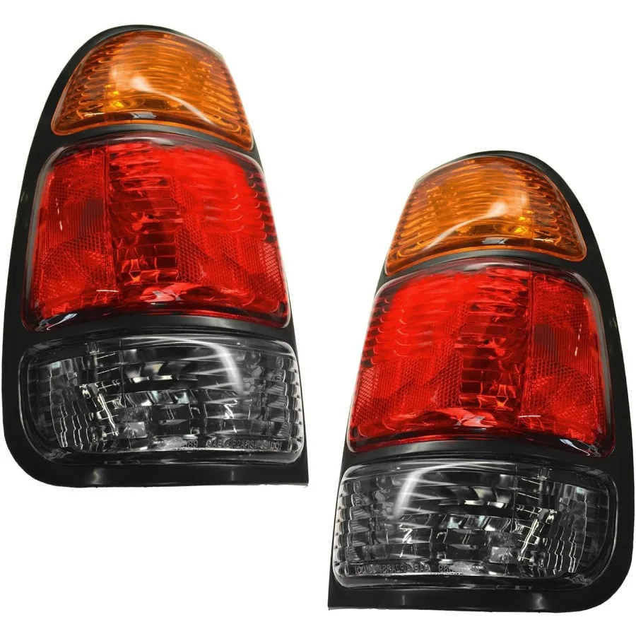

2 Piece Driver Passenger Side Tail Light Assembly Set Compatible with 20002004 Tundra TO2800116 TO2800129 TO2801129 for Enhanc