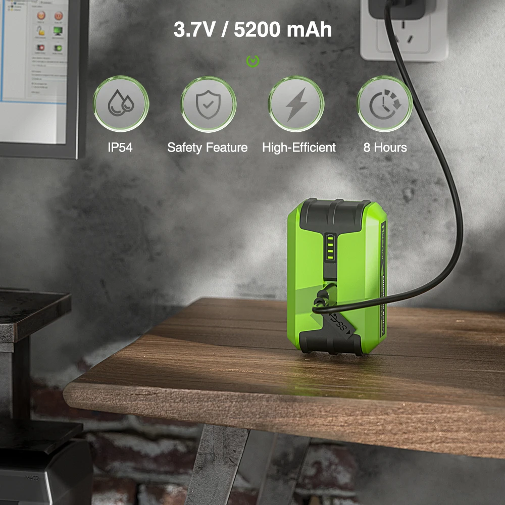 Imagem -04 - Nível Laser com Hard Case 12 Linhas Verde Auto-nivelamento 3x360 ° Horizontal e Vertical Osram Cross Line Li-ion Battery Huepar3d