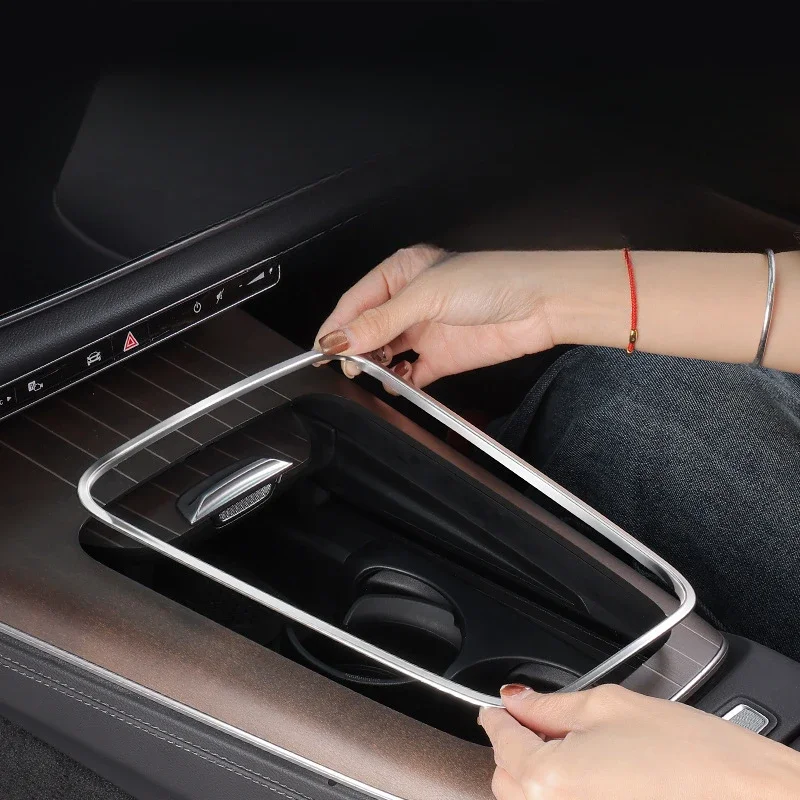 

For Mercedes Benz E Class W214 E300/260 Central Control Panel Edge Protection Decorative Frame Interior Accessories Modification