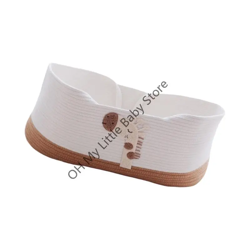 سرير أطفال M76C سهل الاستخدام من القطن المنسوج يدويًا، سرير مضغوط لحديثي الولادة، قماش مريح للاستخدام الداخلي والخارجي #4