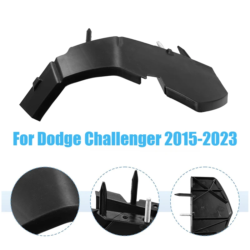 

1 Pair For Dodge Challenger 2015 2016 2017 2018-2023 Car Front Bumper Support Bracket Black 68375013AA Auto Exterior Accessories