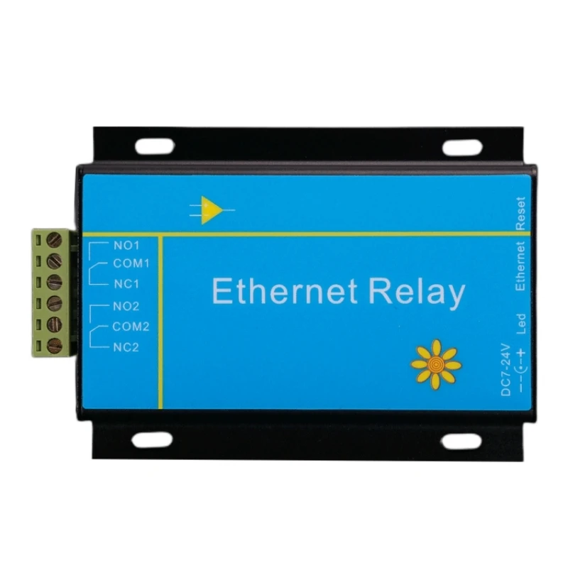 

New LAN Ethernet 2 Channels Web Relay Ethernet Relay Module IP Remote Access Controller Smart Home Industrial Grade MODBUS TCP