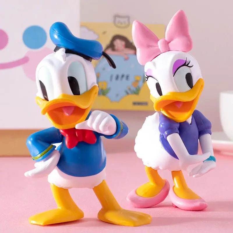 Daisy Donald duck Mickey Minnie new personality interesting creative cartoon doll hand-made wedding cake decoration ornaments