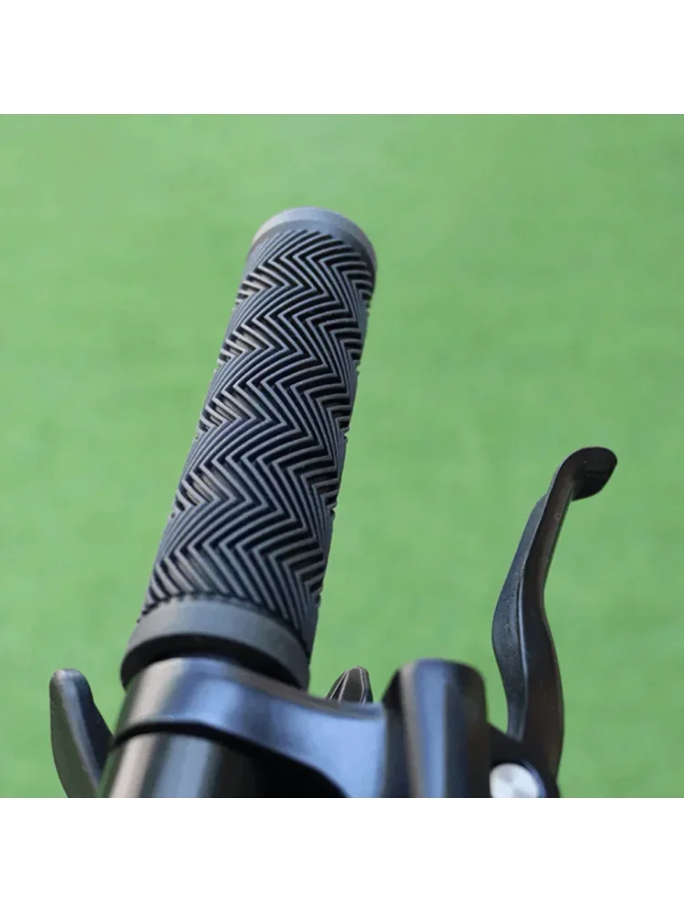 AliExpress NONE Bike Handlebar Handle Hand Grips MTB Mountain Bicycle Scooter Black Soft Rubber Bicycle Replacement Accesseries 22.2-25.4mm