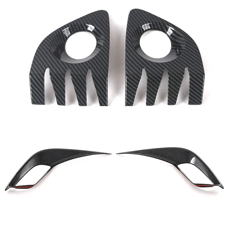 

3D-детали для Toyota Corolla Cross 2022-2023: хромированные накладки на рамки передних и задних противотуманных фар из ABS-пластика, внешние аксессуары для тюнинга автомобиля