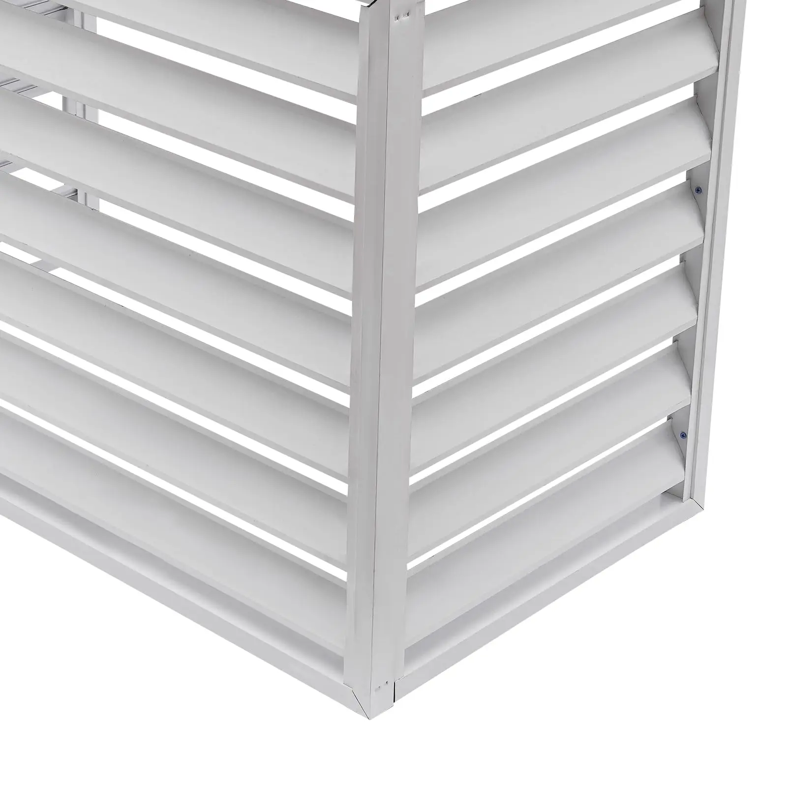 Air Conditioner Fence Outdoor Air Conditioner Privacy Fence 2-3P Power Consumption Metal Fence Cover Aluminum Alloy Air Conditio