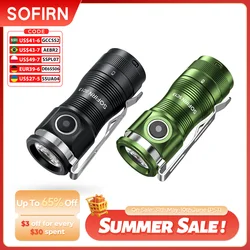 Sofirn Mini SC13 Powerful Flashlight SST40/519A LED 1300lm 18350 Rechargeable Led Light 95 High CRI Torch Lamp with Magnetic