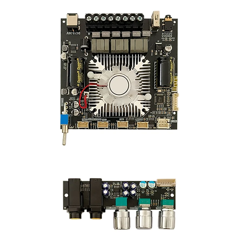 ZK-DAM L1 2X220w e 350W Scheda amplificatore di potenza digitale BT a 2.1 canali TPA3251D2 Modulo amplificatore audio a basso rumore ad alta potenza-POS