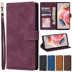 Wallet Skin-friendly Card Stand Magnetic Flip Leather Case For Xiaomi Redmi 14C 13 13C 12C 10 10C 9 9A 9C NFC 9T 8 7A A1 A2 Plus