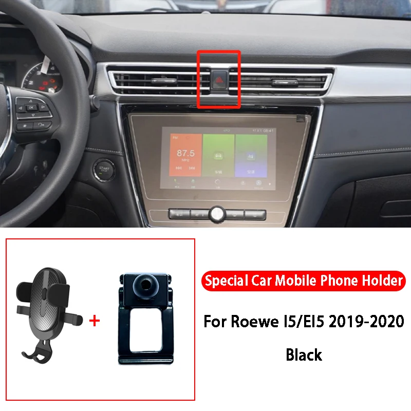 Car Phone Holder For Roewe I5 EI5 I MAX 8 I6 Plus I6 MAX 350 Air Vent Clip Mount Mobile Phone Holder CellPhone Stand Support