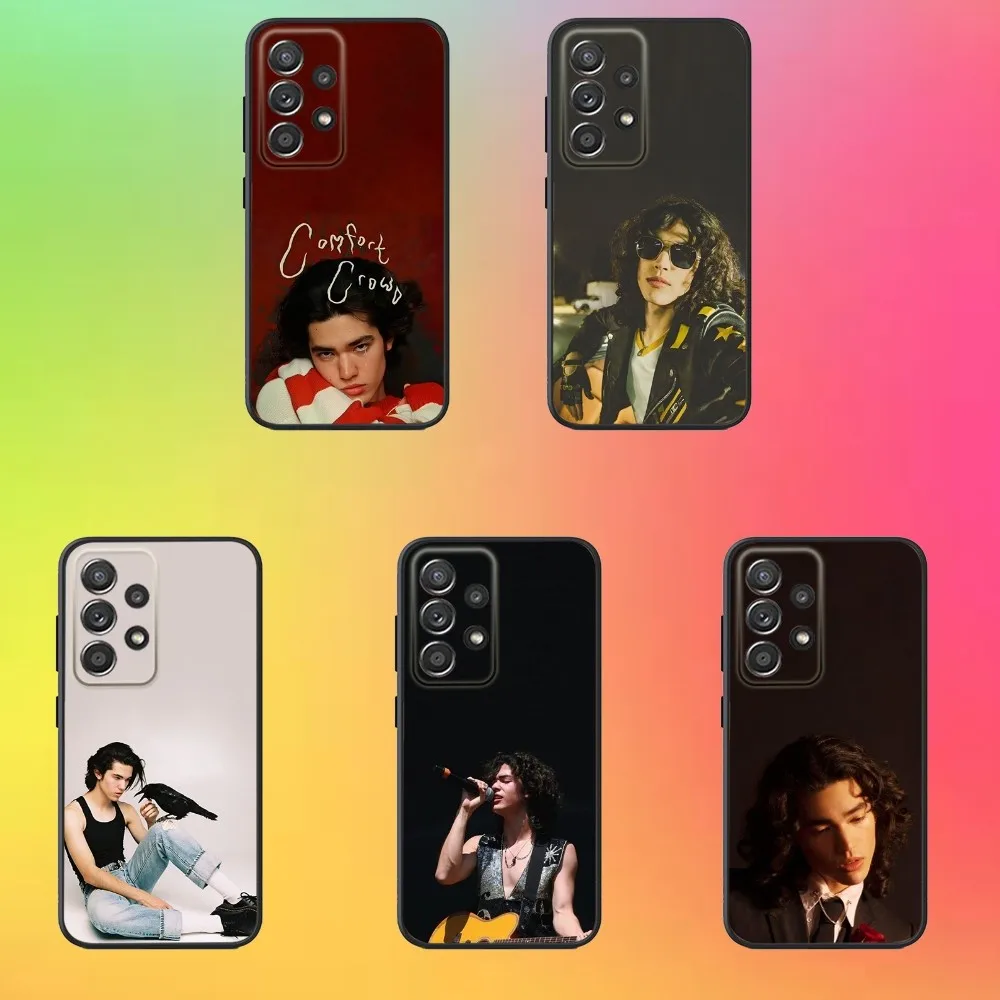 

C-Conans Singer G-Gray Phone Case For Samsung S25,S24,S21,S22,S23,S30,Ultra,S20,Plus,Fe,Lite,Note,10,9,5G Black Cover