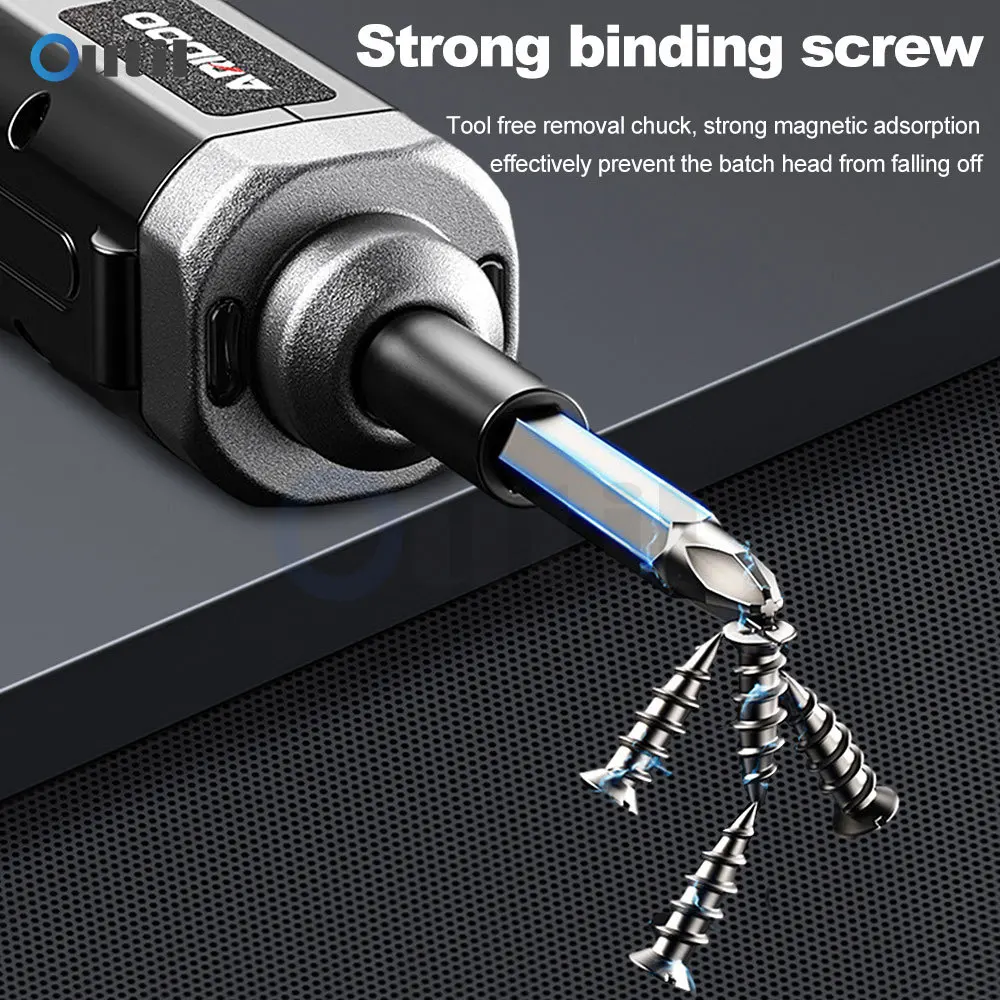 Imagem -03 - Conjunto de Chave de Fenda Elétrica de Longo Alcance Broca sem Fio Poderosa Carregamento Usb 7.8vf