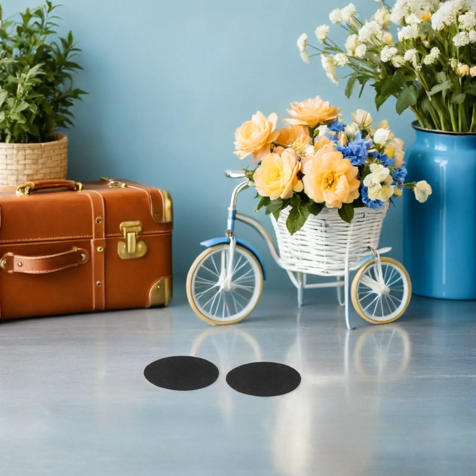 20Pcs Leakproof Plant Pot Pads Non-Woven Fabric Drainage Hole Cover Round Pot Bottom Protector Anti-Slip Garden Planter Cushion