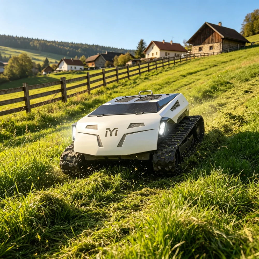 Remote Control Mower Crawler Slope Mower CE Remote Grass Cutter for Hillside Orchard Embankment Mowing