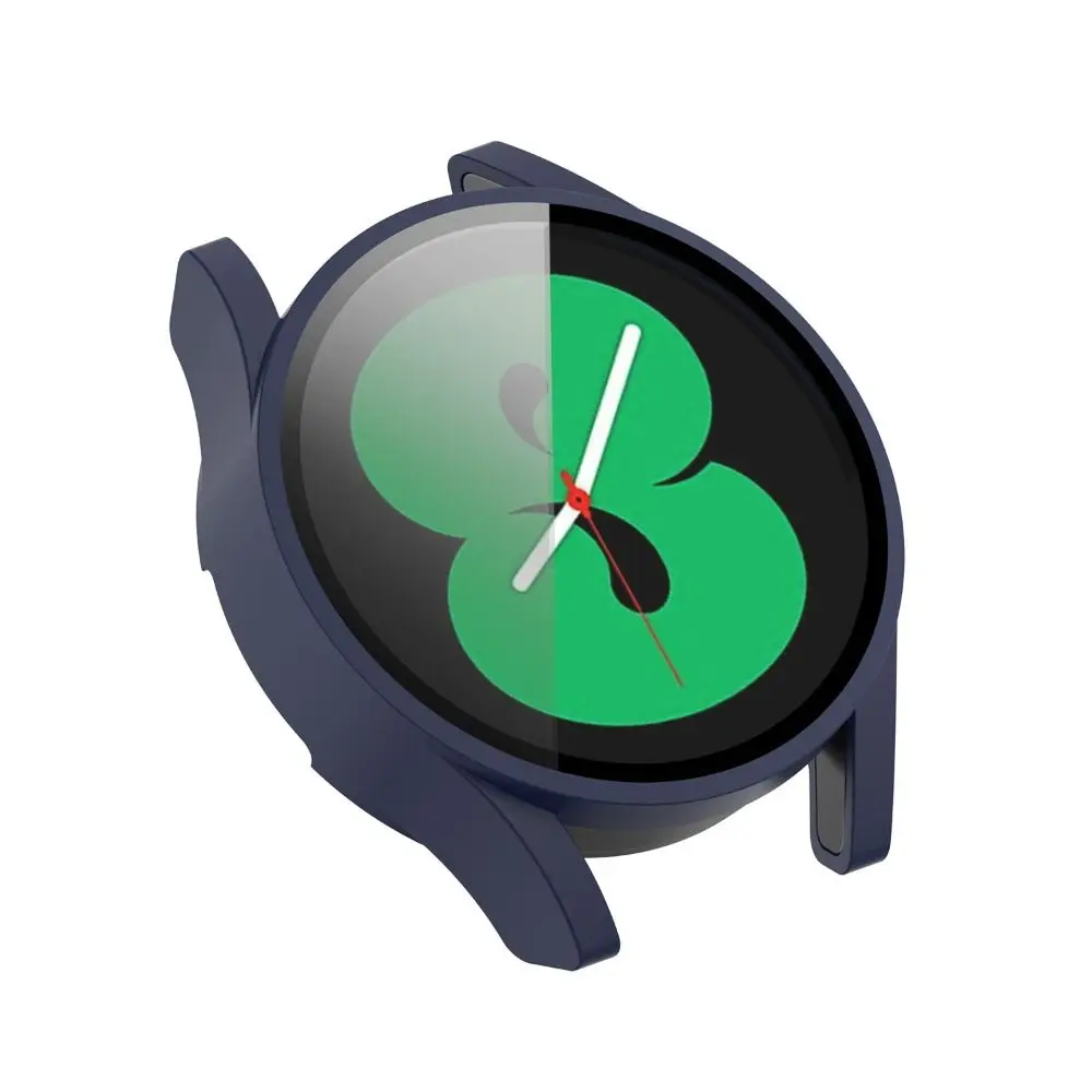 Tempered+PC Protective Case Full Coverage Hard Screen Protector Smart Watch Accessories Cover Shell for Samsung Galaxy Watch FE