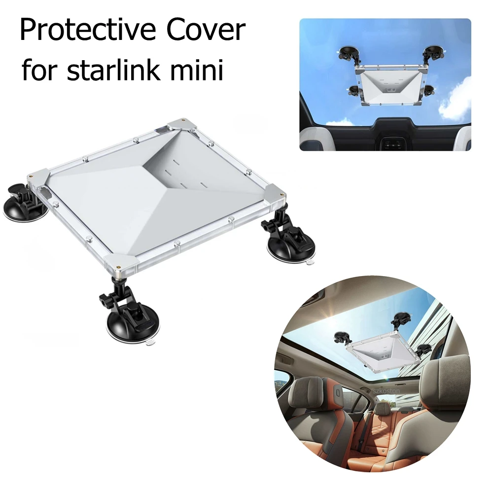 For Starlink Mini PC Panel Suction Cup Mounting Bracket Car Roof Sunroof Mount Driving Stable Protective for Starlink Mini Kits