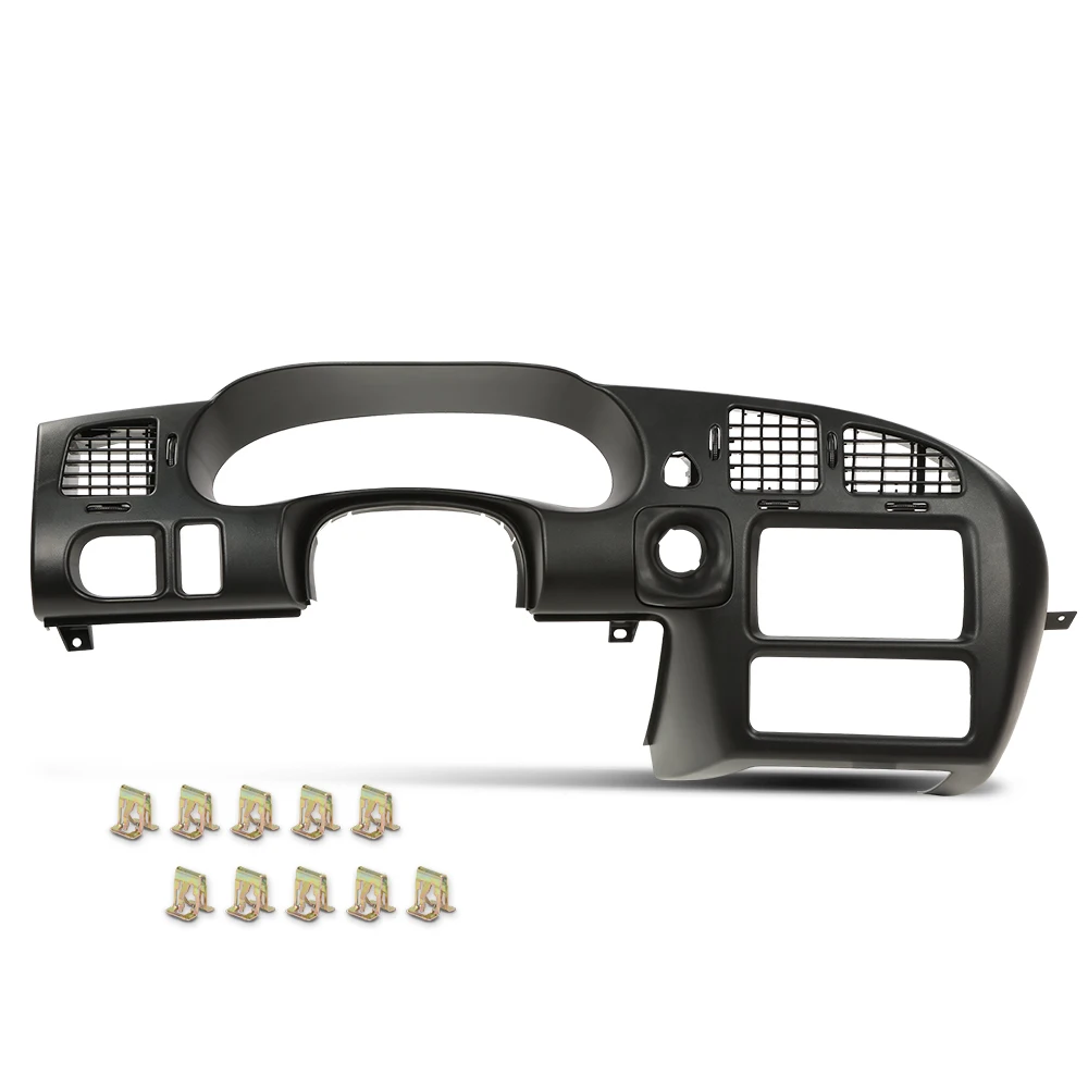 

Dash Bezel Radio Surround Cluster Trim Compatible with Chevy Monte Carlo 2000-2005 Black