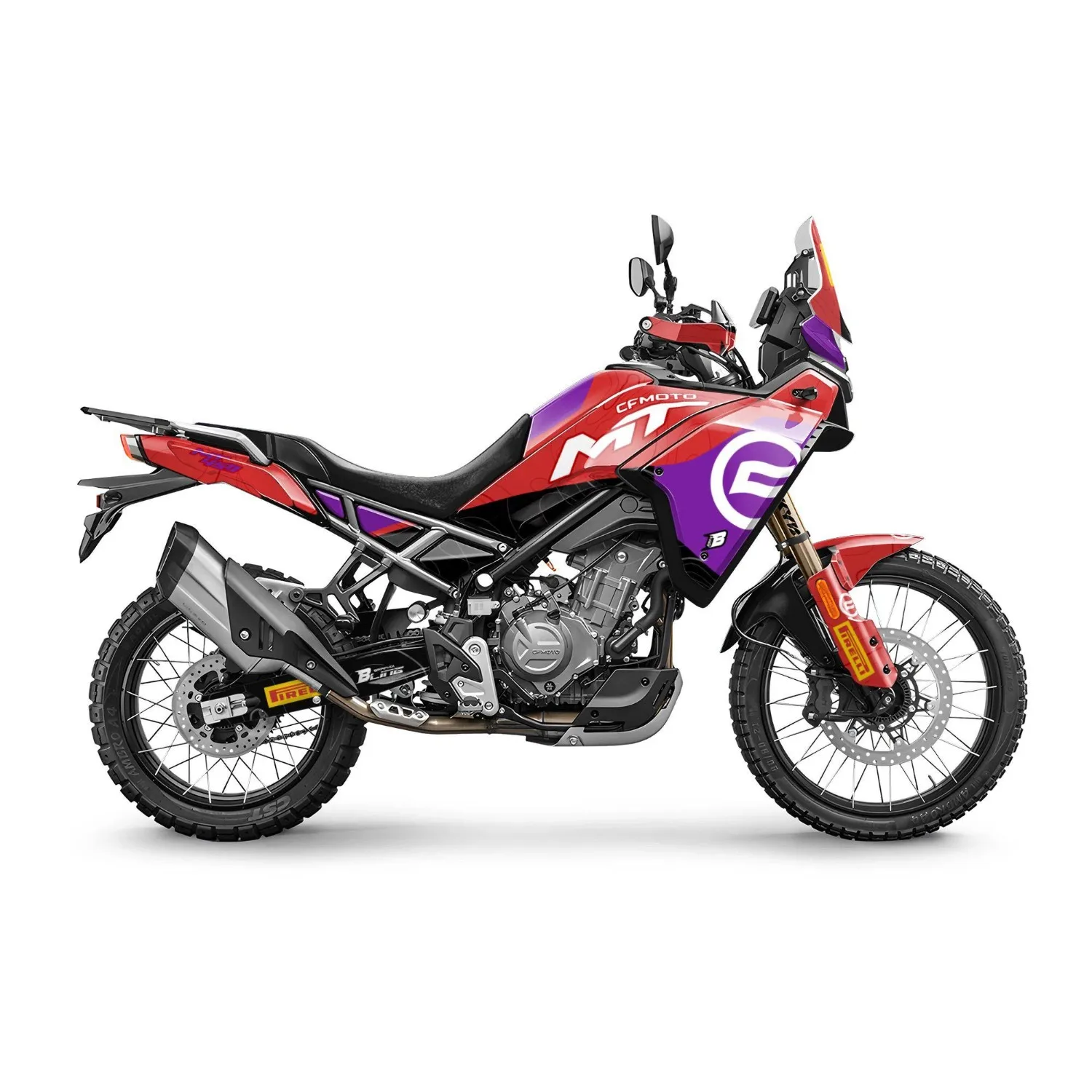 Motorcycle Body Fairing Sticker Decal Protective Street Bike Full Graphic Kit  For CFMOTO 450MT 2024-2026 Design 2