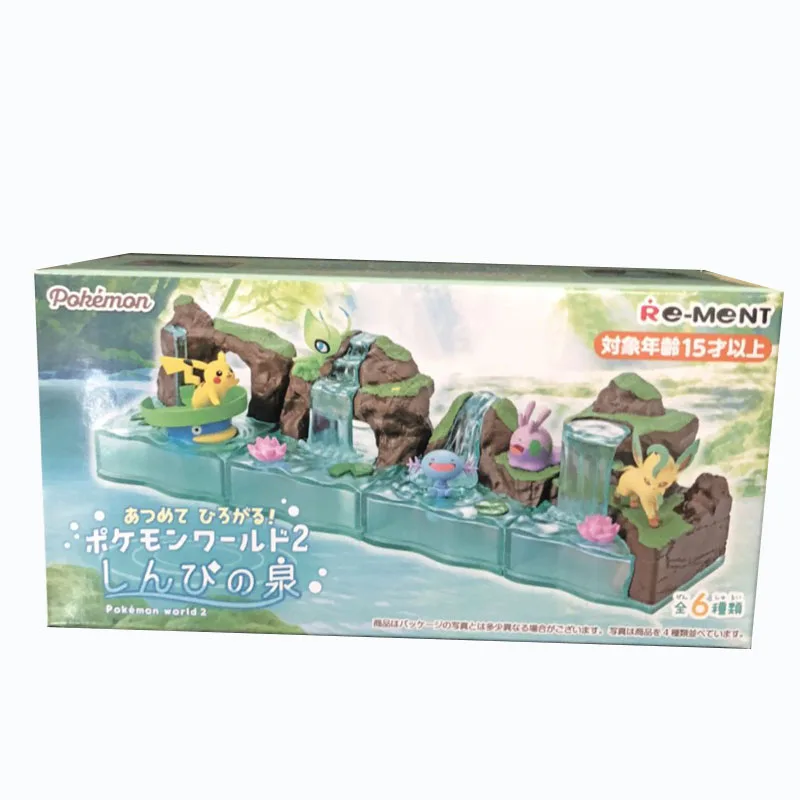 Pokemon Mysterious Spring Pikachu Mystery Box Blind Box Anime Figures Surprise Gift Colletions Toy Cake Toppers